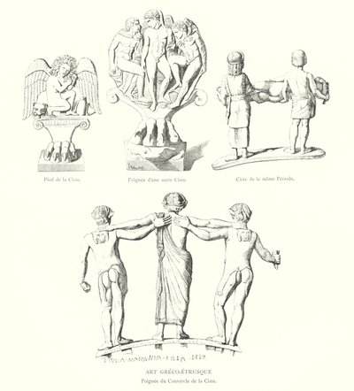 Greco-Etruscan Art (engraving) by Italian School