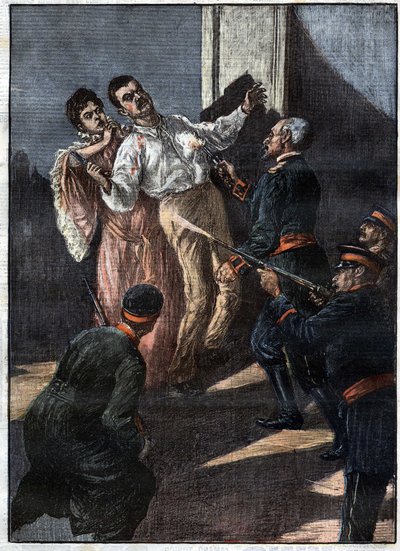 Assassination of the King and Queen of Serbia, June 1903. La Tribuna Illustrata of June 1903 by Italian School