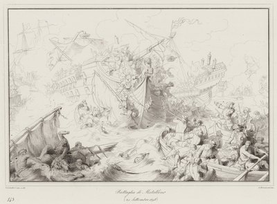 Battle of Metellino by Italian School