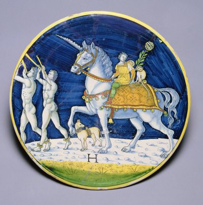 Dish depicting Caesar