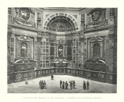Medici Chapel at San Lorenzo, Tomb of the Last Medici by Italian School