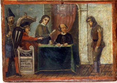 Conviction of a Citizen in the Presence of the Judge and City Representatives by Italian School