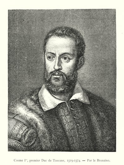 Cosimo I, First Duke of Tuscany by Italian School