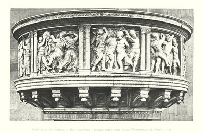 Donatello and Michele di Bartolommeo, Exterior Pulpit of Prato Cathedral by Italian School