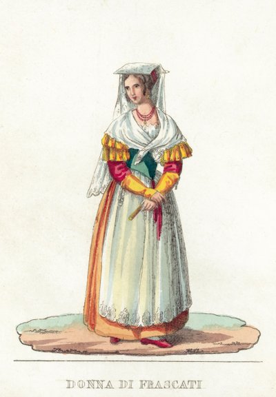 Woman from Frascati by Italian School