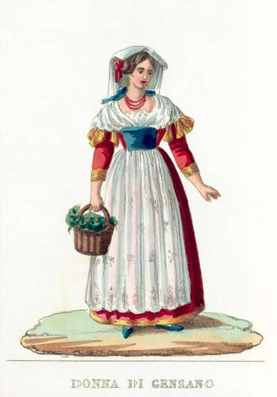 Woman of Gensano by Italian School