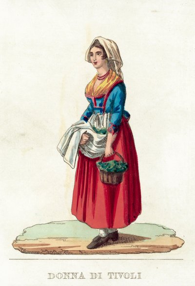Woman of Tivoli by Italian School