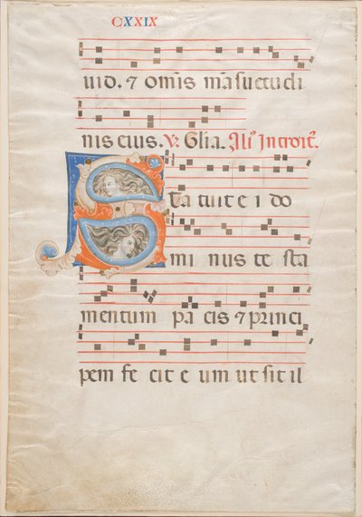 Double Leaf from a Gradual by Italian School