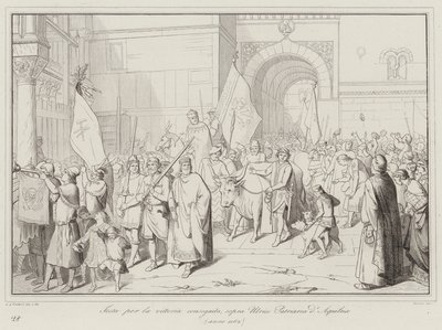 Celebration for the Victory over Ulrico, Patriarch of Aquileia by Italian School
