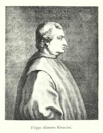 Filippo Alamanno Rinuccini (engraving) by Italian School
