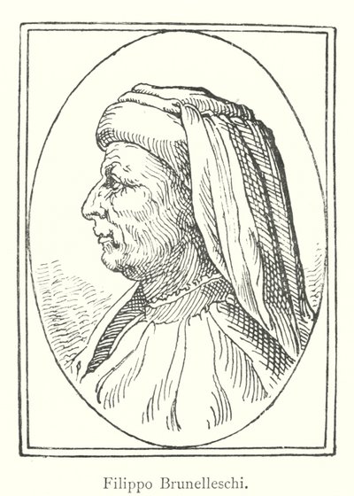 Filippo Brunelleschi (engraving) by Italian School