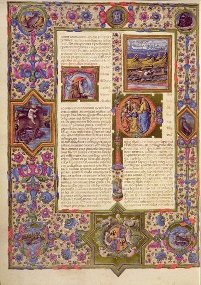 Opening of the Chapter of Ecclesiasticus, from the Borso d