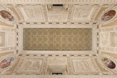 Four Seasons and ceiling by Italian School