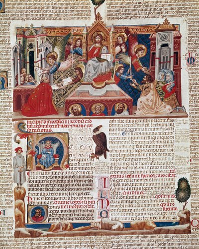 Frontispiece page of the manuscript of 
