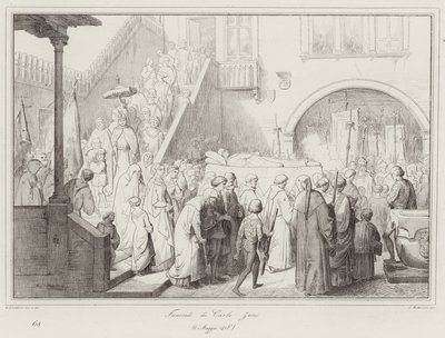 Funeral of Carlo Zeno by Italian School