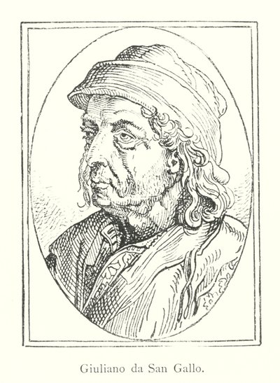 Giuliano da Sangallo (engraving) by Italian School