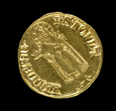 Gold Florin (reverse) Depicting St. John the Baptist, Florentine, 1252 by Italian School