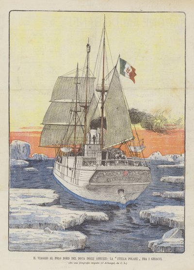 The Journey to the North Pole of the Duke of Abruzzi, The Polar Star Among the Ice by Italian School