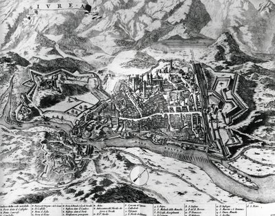Ivrea and Its Fortifications by Italian School