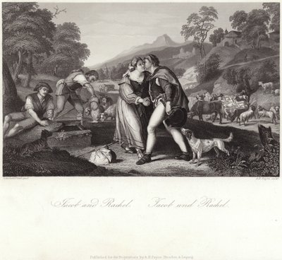 Jacob and Rachel by Italian School