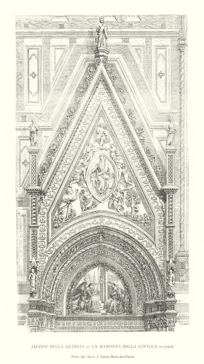 The Madonna of the Belt by Italian School