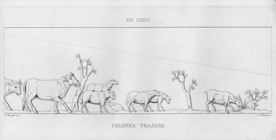 Trajan’s Column by Italian School