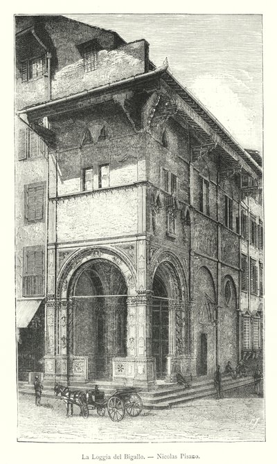 La Loggia del Bigallo, Nicolas Pisano by Italian School