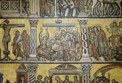 Lamentation over the Dead Christ from the fifth zone of the cupola, Florentine or Venetian School by Italian School