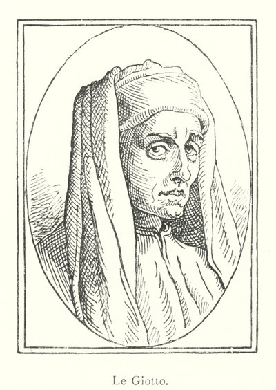 Giotto (engraving) by Italian School