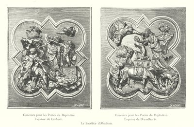 The Sacrifice of Abraham (engraving) by Italian School