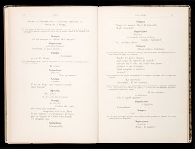 Libretto of Tosca by Giacomo Puccini, Edition Ricordi, Italy by Italian School