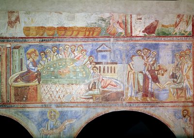 The Last Supper and Christ washing the disciples
