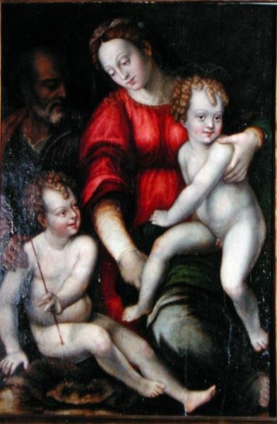 Madonna and Child with St. John the Baptist by Italian School