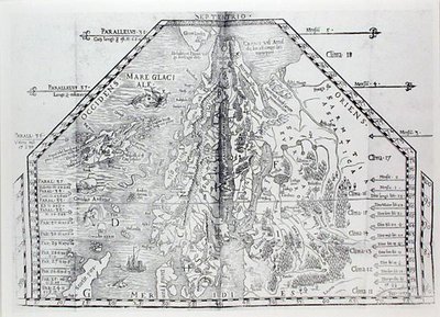 Map of Scandinavia, from an atlas by Olaus Magnus by Italian School