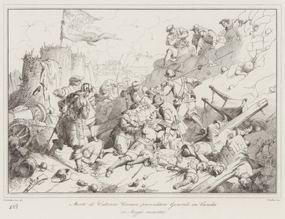 Death of Caterino Cornaro, General Commissioner in Candia by Italian School