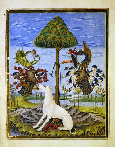 Frontispiece with the Visconti and Sforzeschi Arms by Italian School