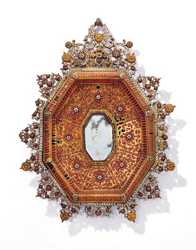 Octagonal Mirror Frame, Trapani, First Half of the 17th Century by Italian School