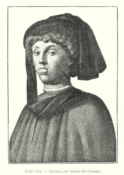 Pitti Palace, Unknown, by Andrea del Castagno (engraving) by Italian School