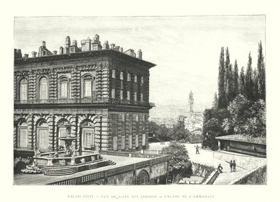 Pitti Palace, View from the Garden Side, Ammanati Facade by Italian School
