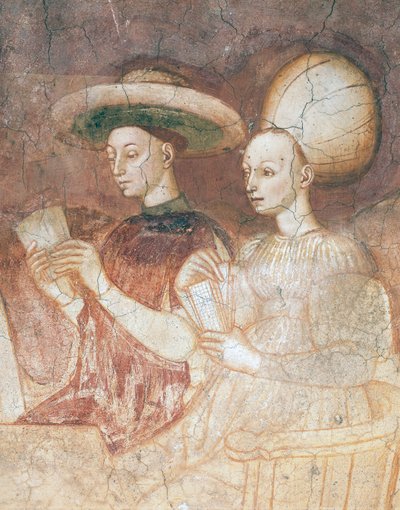 Playing with Tarot Cards (detail) by Italian School
