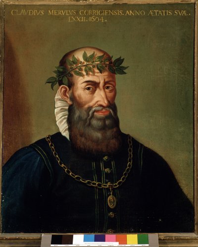 Portrait of Claudio Merulo (Merlotti, Merulus) (1533-1604) by Italian School