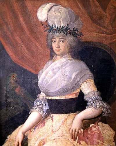 Portrait of Elizabeth Sophie Ghibellini, c.1750 by Italian School