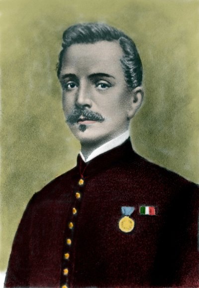 Portrait of Ippolito Nievo, Italian writer and patriot by Italian School