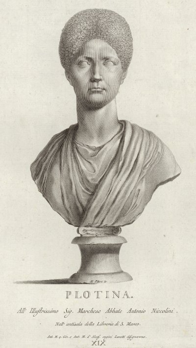Portrait of Pompeia Plotina by Italian School