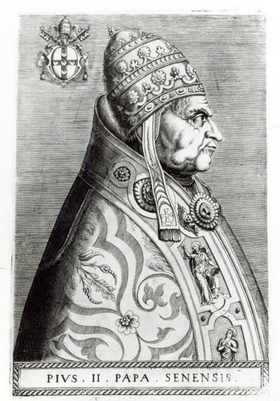 Portrait of Pope Pius II by Italian School
