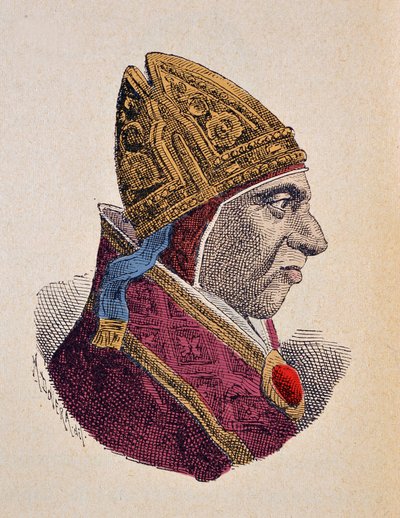 Portrait of Pope Calixte III (1455-1458) by Italian School