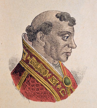 Portrait of Pope Formosus (891-896) by Italian School