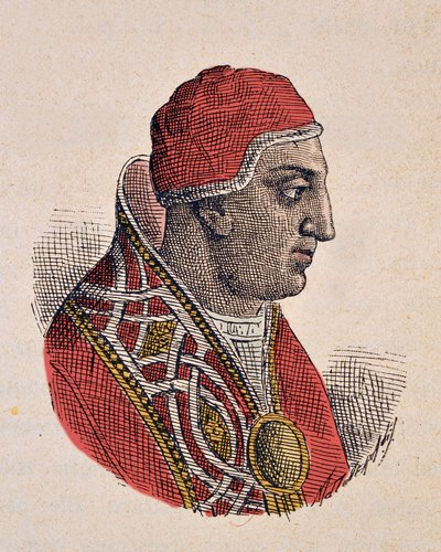 Portrait of Pope Gregory II (715-731) by Italian School