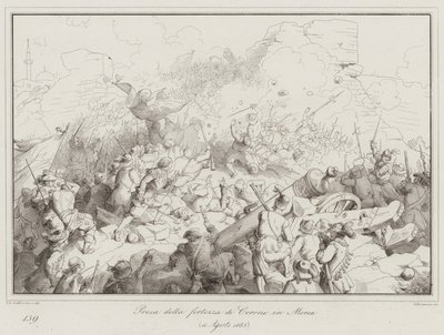 Capture of the Fortress of Corone in Morea by Italian School
