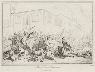 Capture of Ravenna, 730 by Italian School